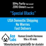 HGH - Special Blacks - GMP 98.5% Purity 13iu