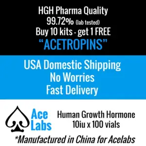 HGH -Acetropin- Pharma Quality 99.72 Purity - Buy 10 Kits, Get 1 Kit Free