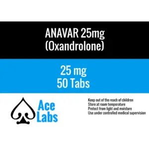 Anavar by AceLabs 25mg x 50 Tabs
