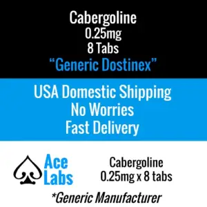 Cabergoline “Caber” 0.5mg x 4 Tabs