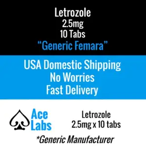 Letrozole “Letro” 2.5mg x 10 Tabs