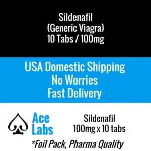 Sildenafil 100mg x 10 Tabs (Generic Viagra)